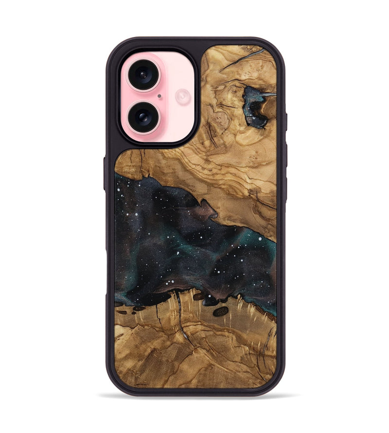 iPhone 16 Wood Phone Case - Lisbeth (Ancient Olive, 818649)