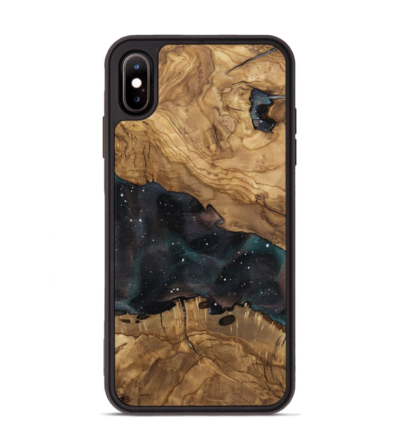 iPhone Xs Max Wood Phone Case - Lisbeth (Ancient Olive, 818649)