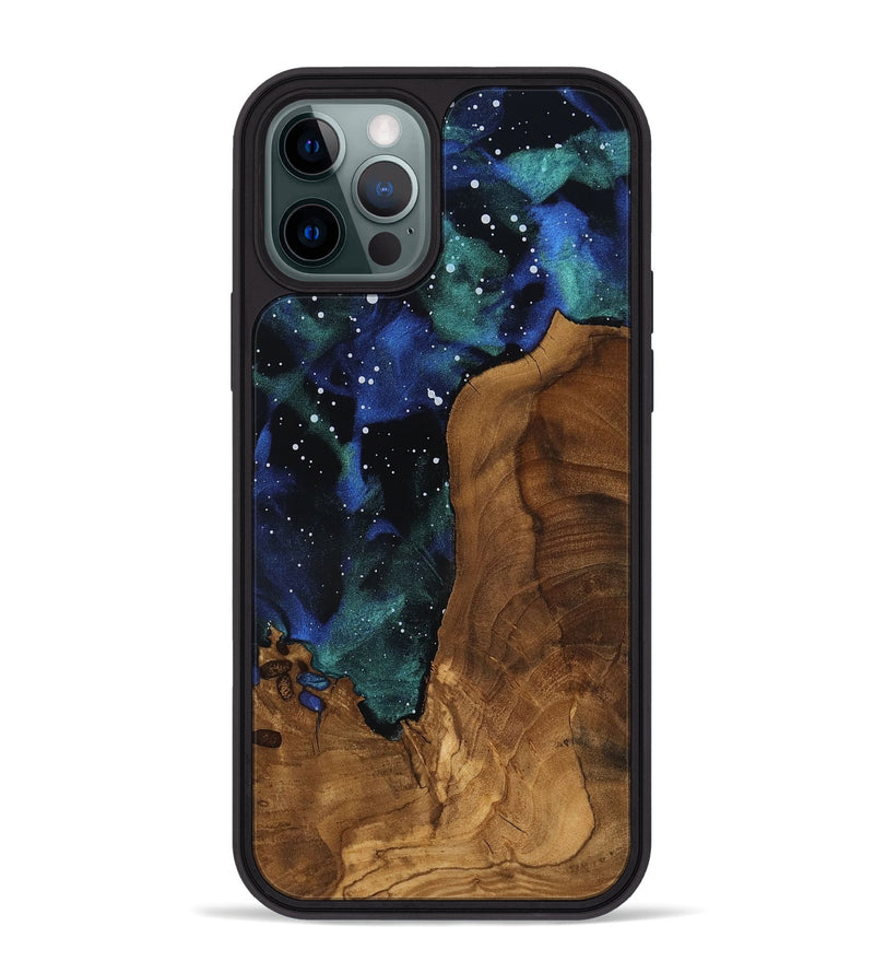 iPhone 12 Pro Max Wood Phone Case - Cali (Ancient Olive, 818651)