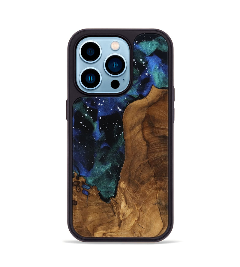 iPhone 14 Pro Wood Phone Case - Cali (Ancient Olive, 818651)