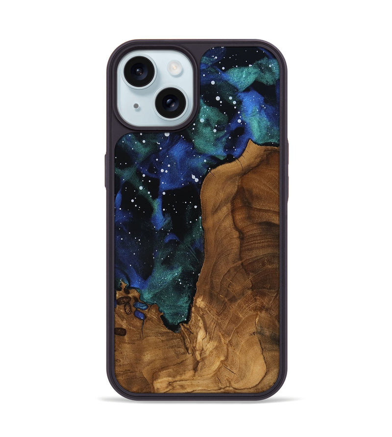 iPhone 15 Wood Phone Case - Cali (Ancient Olive, 818651)
