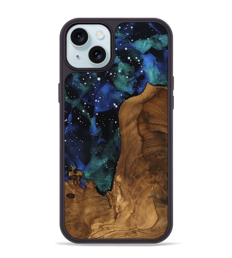 iPhone 15 Plus Wood Phone Case - Cali (Ancient Olive, 818651)