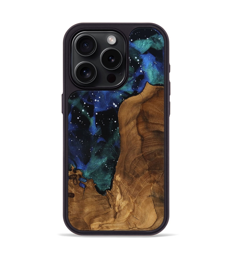 iPhone 15 Pro Wood Phone Case - Cali (Ancient Olive, 818651)