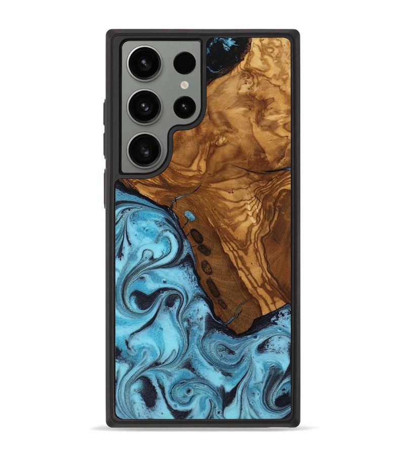 Galaxy S23 Ultra Wood Phone Case - Edward (Ancient Olive, 818653)