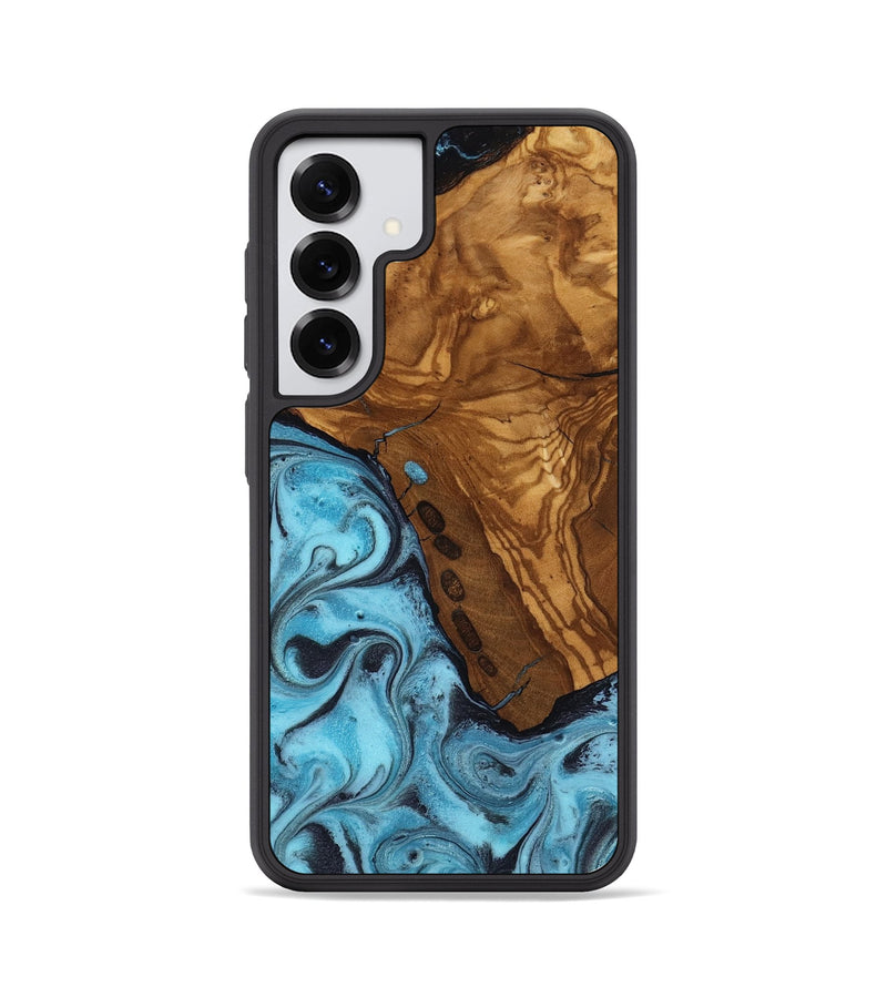 Galaxy S25 Wood Phone Case - Edward (Ancient Olive, 818653)