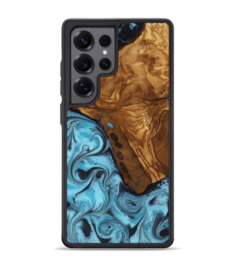 Galaxy S25 Ultra Wood Phone Case - Edward (Ancient Olive, 818653)