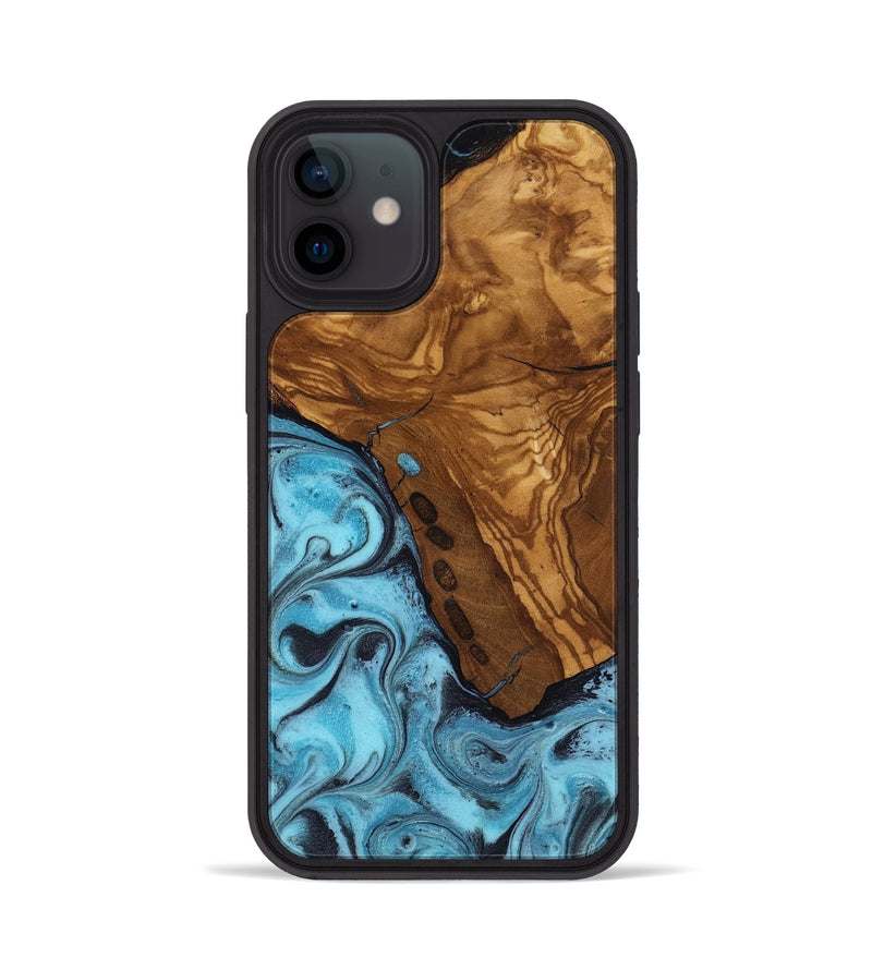 iPhone 12 Wood Phone Case - Edward (Ancient Olive, 818653)