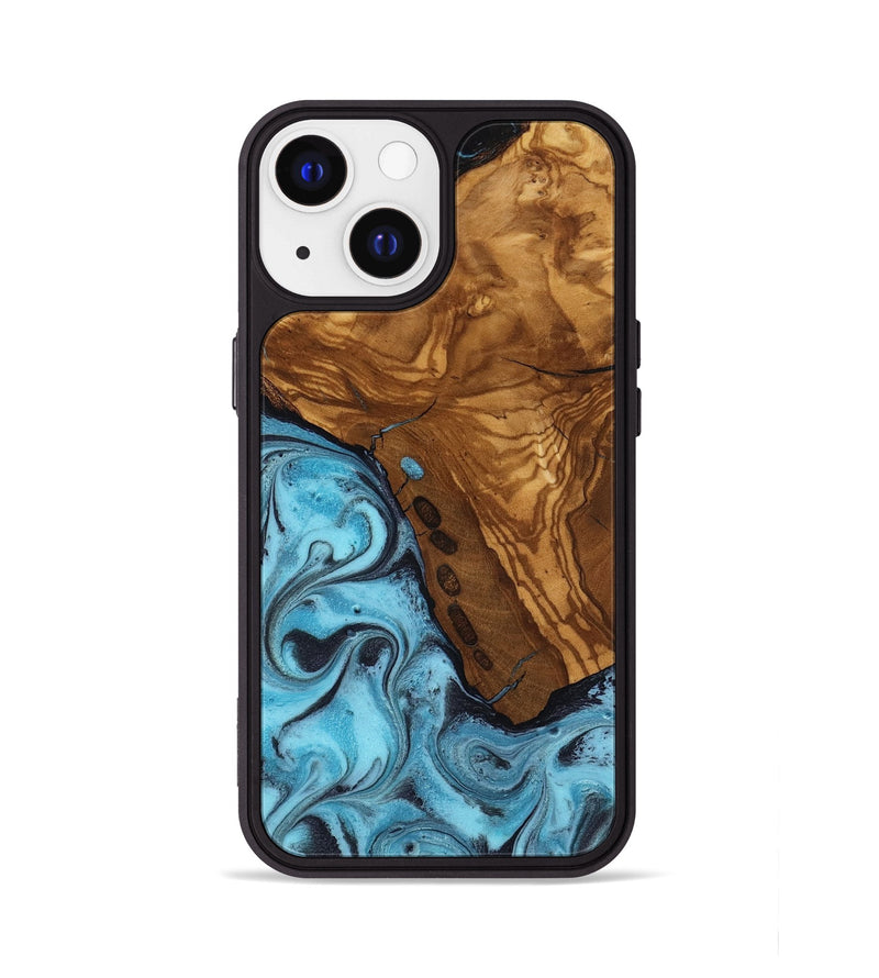 iPhone 13 Wood Phone Case - Edward (Ancient Olive, 818653)