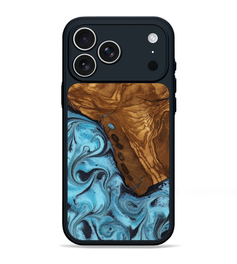 iPhone 17 Pro Max Wood Phone Case - Edward (Ancient Olive, 818653)