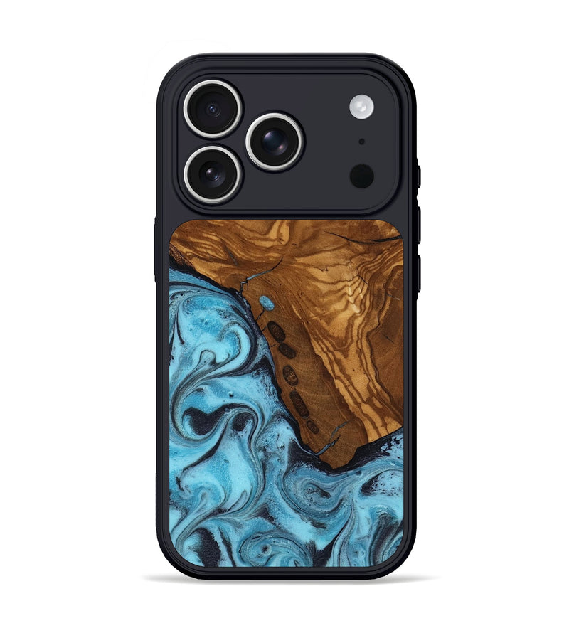 iPhone 17 Pro Wood Phone Case - Edward (Ancient Olive, 818653)