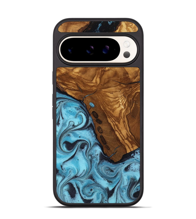 Pixel 9 Wood Phone Case - Edward (Ancient Olive, 818653)