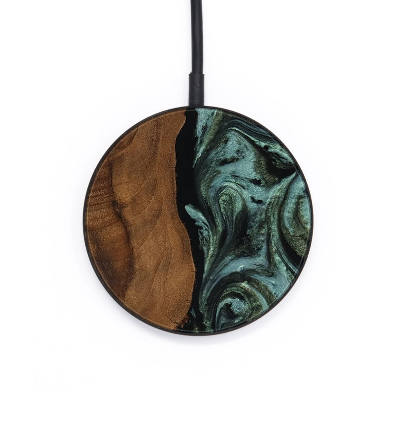 Circle Wood Wireless Charger - Patrick (Ancient Olive, 818654)