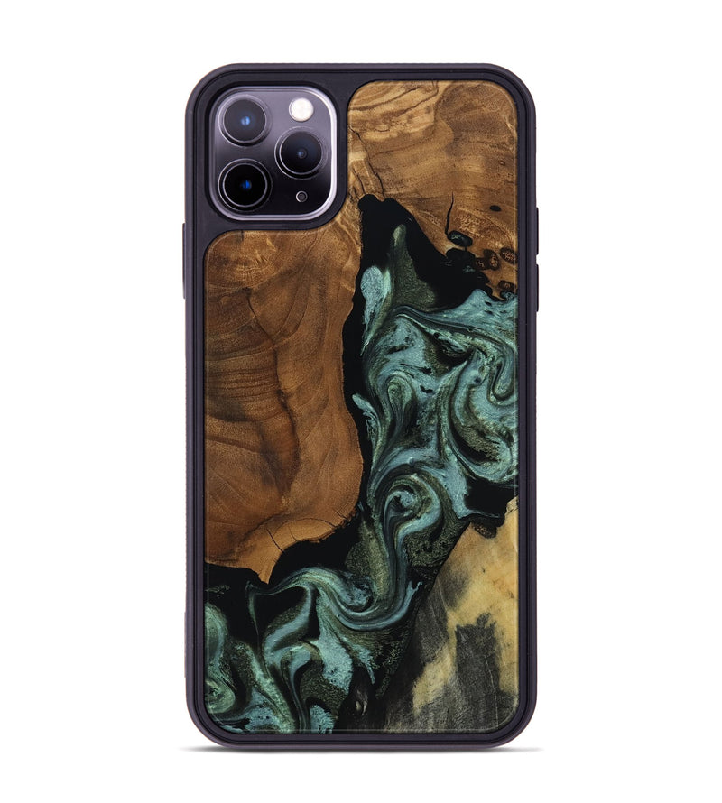iPhone 11 Pro Max Wood Phone Case - Patrick (Ancient Olive, 818654)
