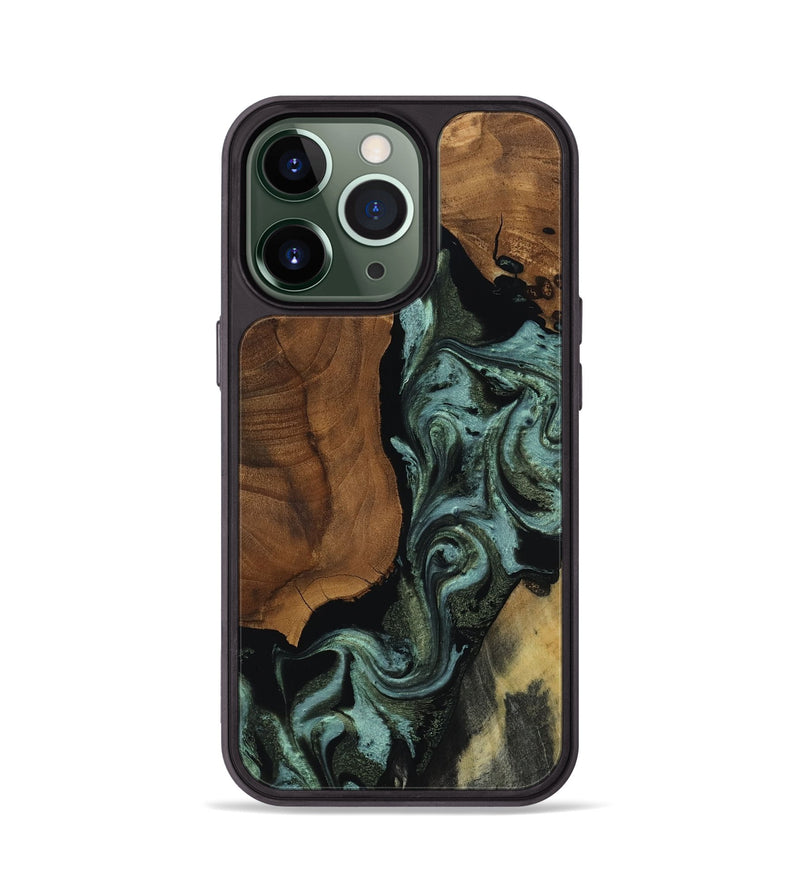 iPhone 13 Pro Wood Phone Case - Patrick (Ancient Olive, 818654)
