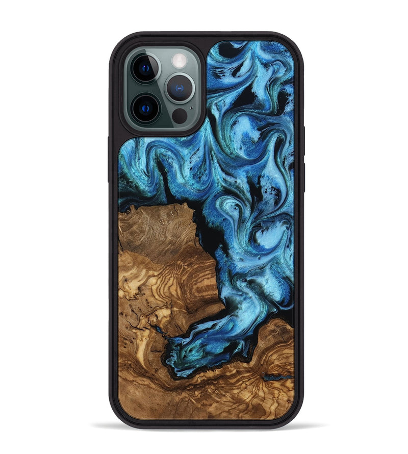 iPhone 12 Pro Max Wood Phone Case - Venus (Ancient Olive, 818655)