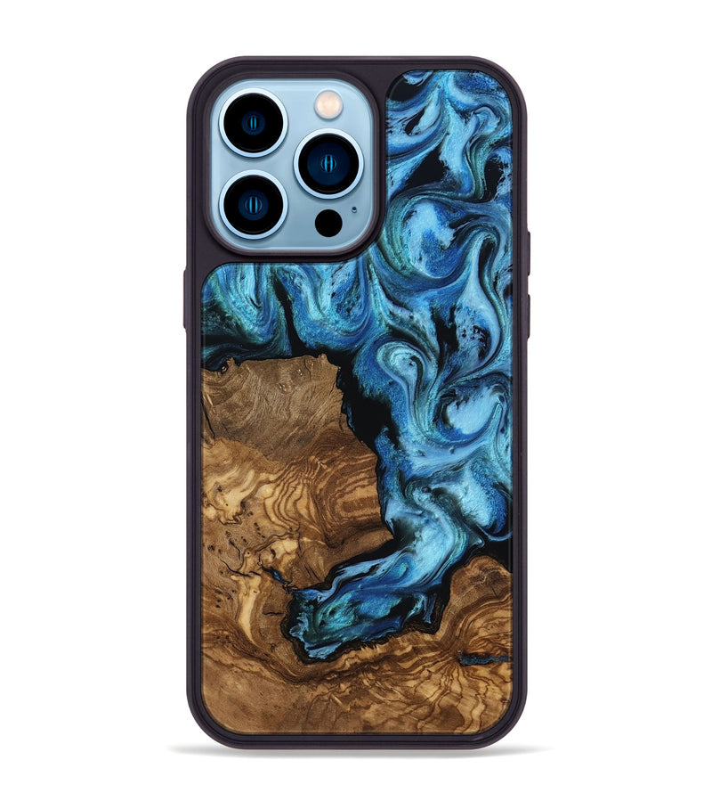 iPhone 14 Pro Max Wood Phone Case - Venus (Ancient Olive, 818655)