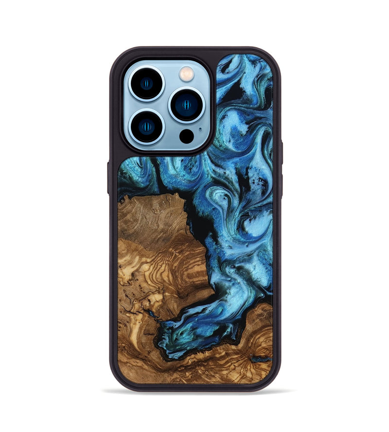iPhone 14 Pro Wood Phone Case - Venus (Ancient Olive, 818655)