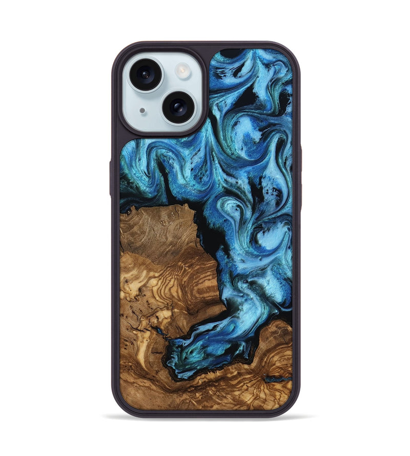 iPhone 15 Wood Phone Case - Venus (Ancient Olive, 818655)