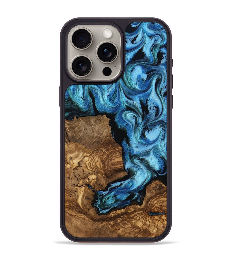 iPhone 15 Pro Max Wood Phone Case - Venus (Ancient Olive, 818655)