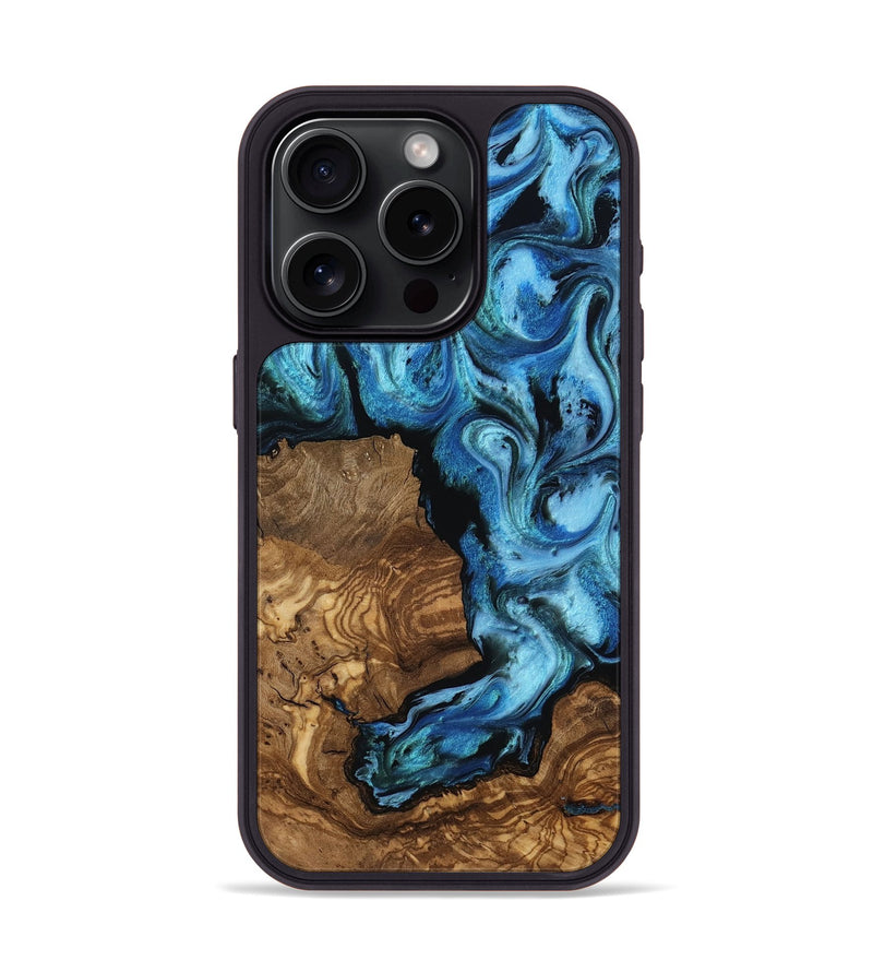 iPhone 15 Pro Wood Phone Case - Venus (Ancient Olive, 818655)