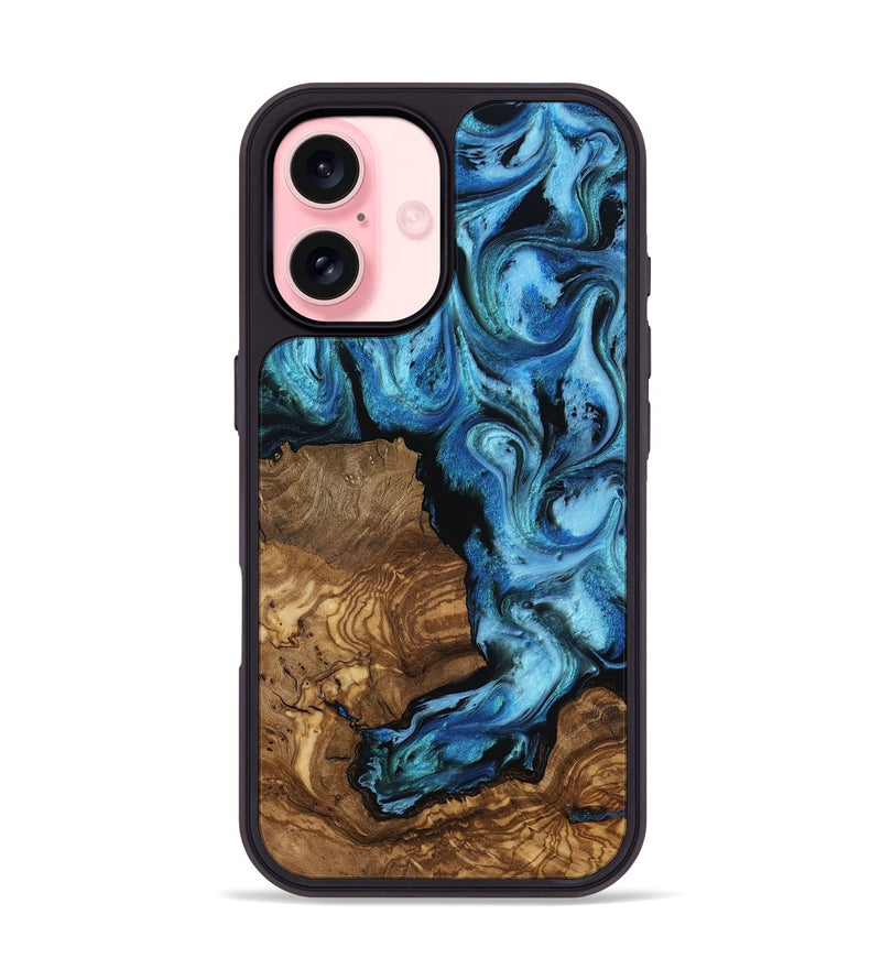 iPhone 16 Wood Phone Case - Venus (Ancient Olive, 818655)