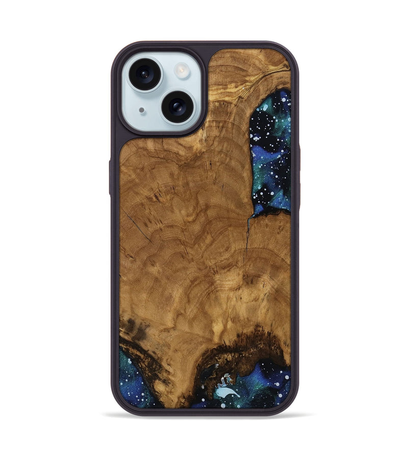 iPhone 15 Wood Phone Case - Kyree (Cosmos, 818656)