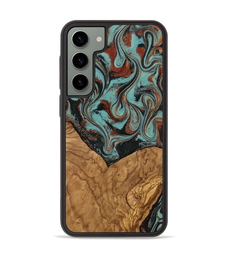Galaxy S23 Plus Wood Phone Case - Jarvis (Ancient Olive, 818657)