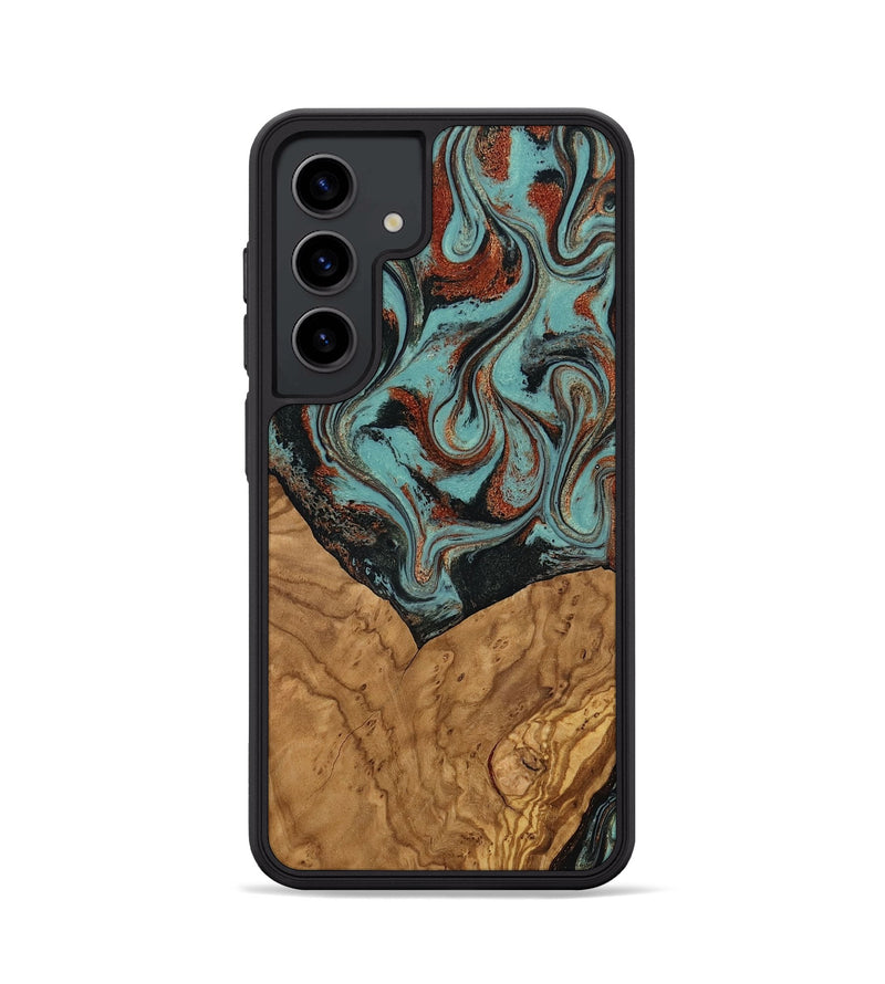 Galaxy S24 Wood Phone Case - Jarvis (Ancient Olive, 818657)