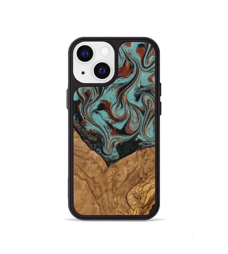 iPhone 13 mini Wood Phone Case - Jarvis (Ancient Olive, 818657)