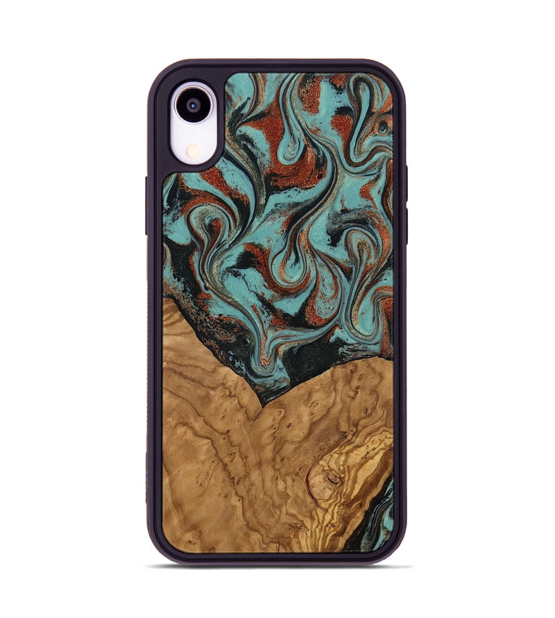 iPhone Xr Wood Phone Case - Jarvis (Ancient Olive, 818657)
