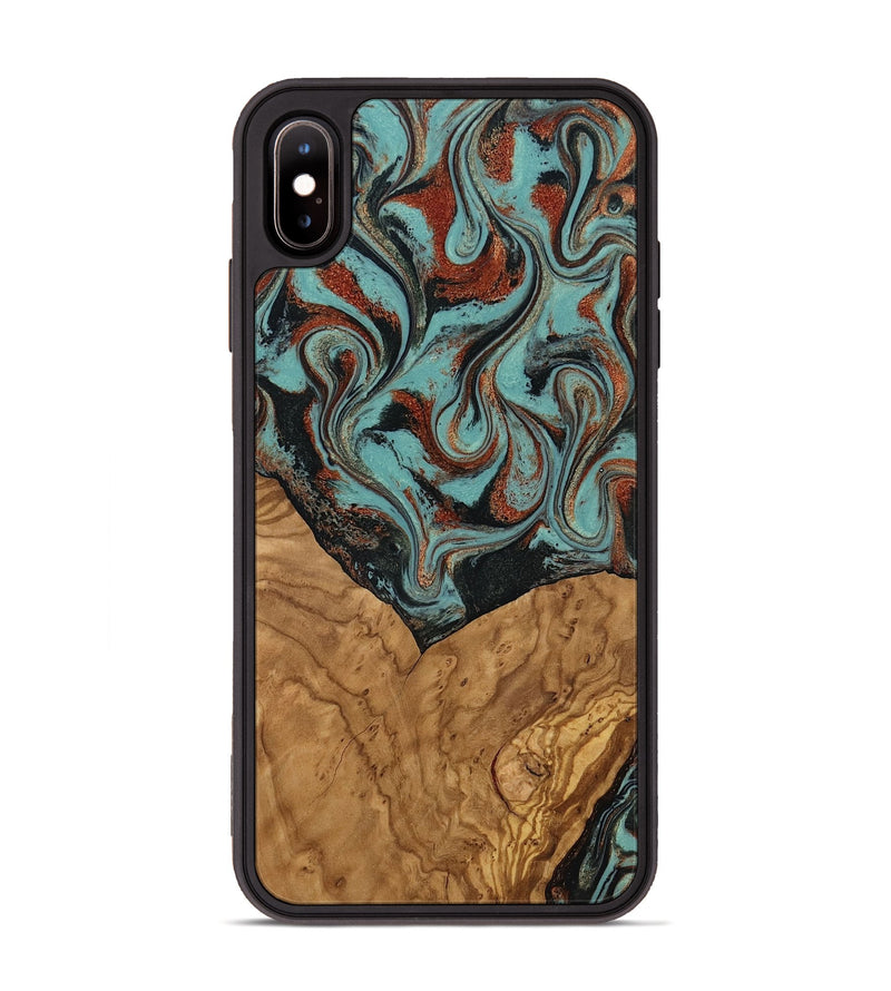 iPhone Xs Max Wood Phone Case - Jarvis (Ancient Olive, 818657)