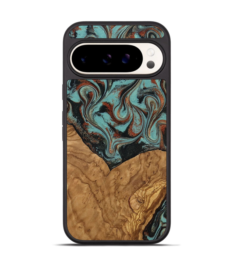 Pixel 9 Wood Phone Case - Jarvis (Ancient Olive, 818657)