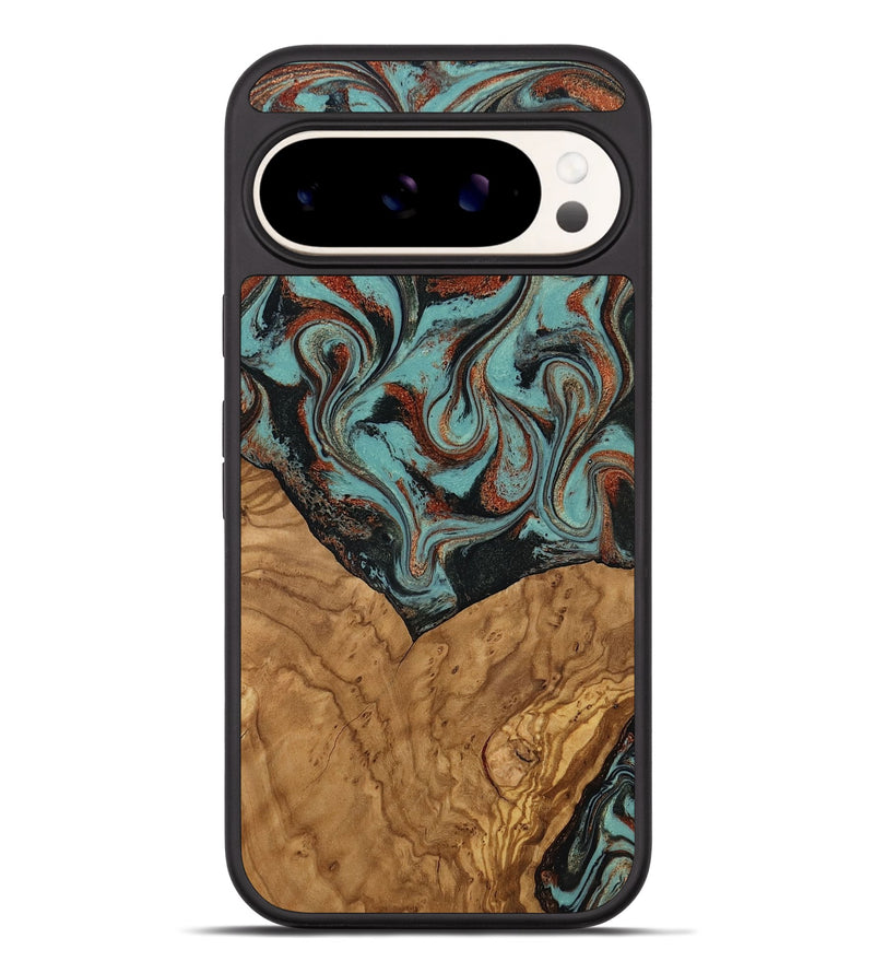 Pixel 9 Pro XL Wood Phone Case - Jarvis (Ancient Olive, 818657)