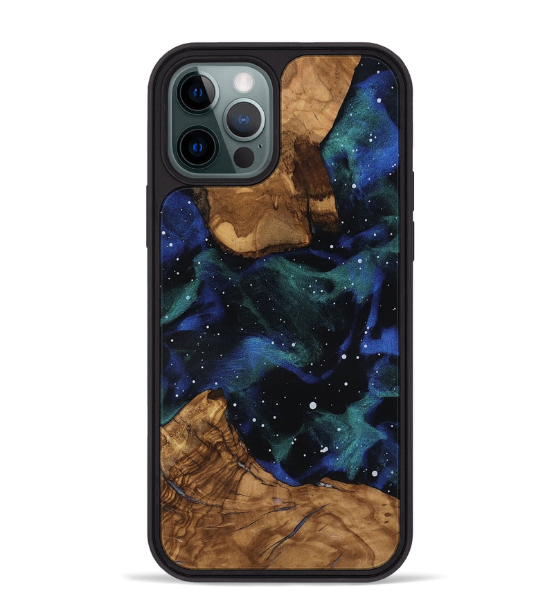 iPhone 12 Pro Max Wood Phone Case - Kunta (Ancient Olive, 818658)