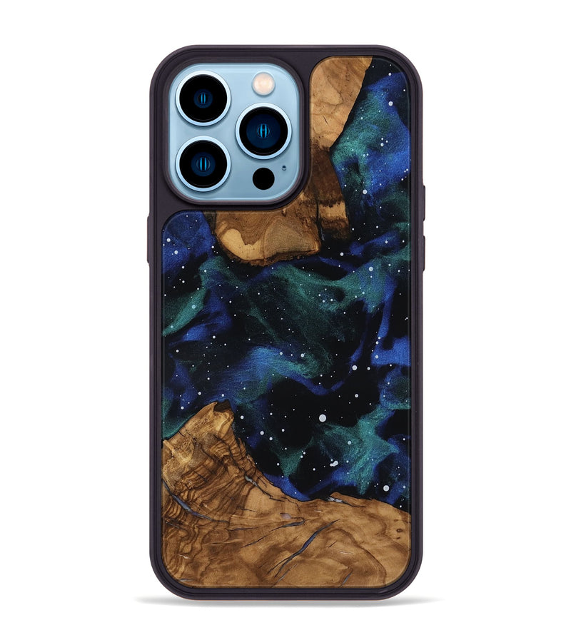 iPhone 14 Pro Max Wood Phone Case - Kunta (Ancient Olive, 818658)