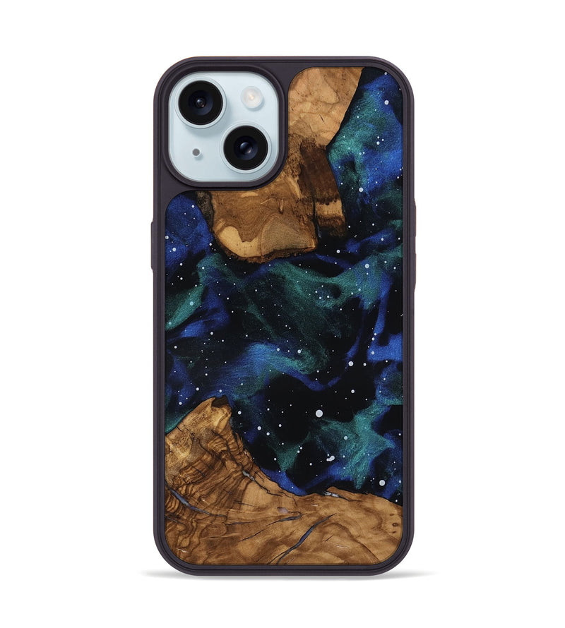 iPhone 15 Wood Phone Case - Kunta (Ancient Olive, 818658)