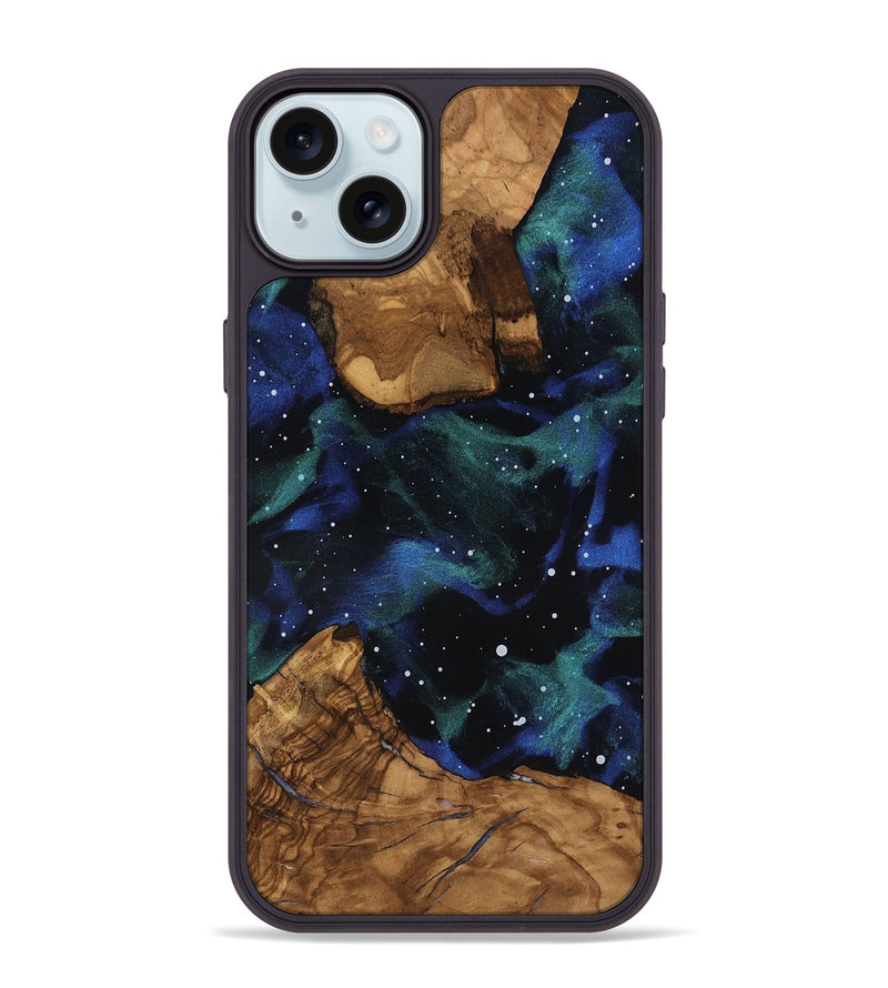 iPhone 15 Plus Wood Phone Case - Kunta (Ancient Olive, 818658)