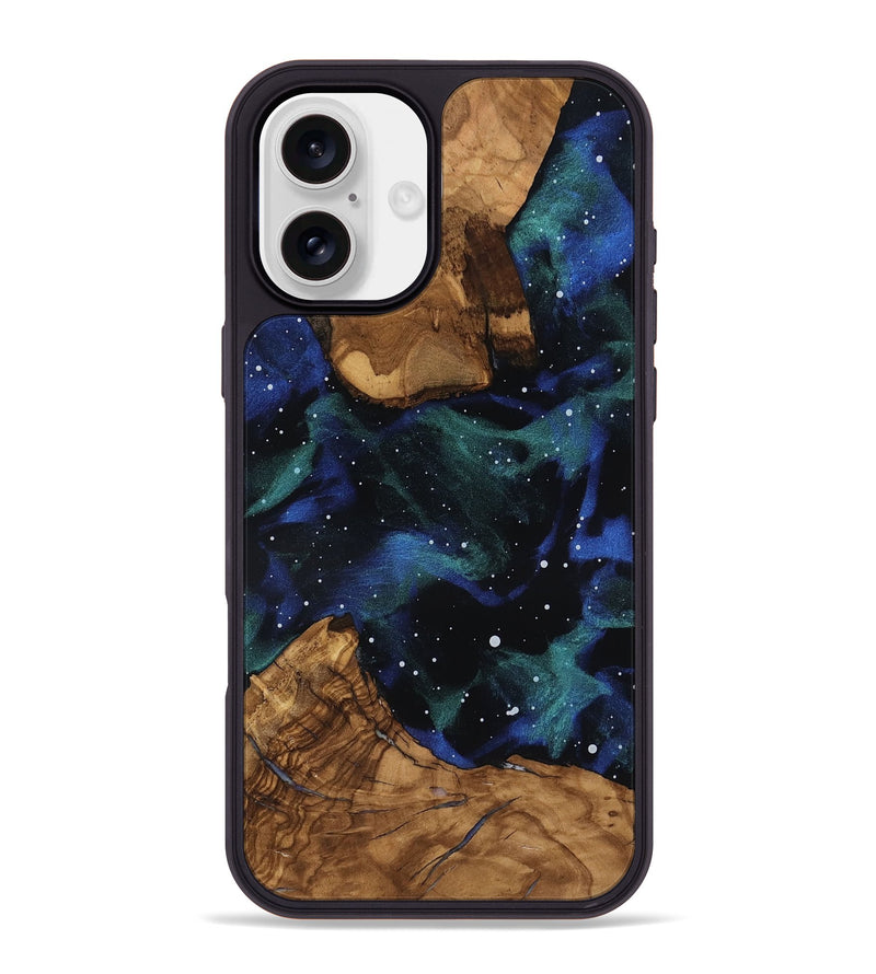 iPhone 16 Plus Wood Phone Case - Kunta (Ancient Olive, 818658)