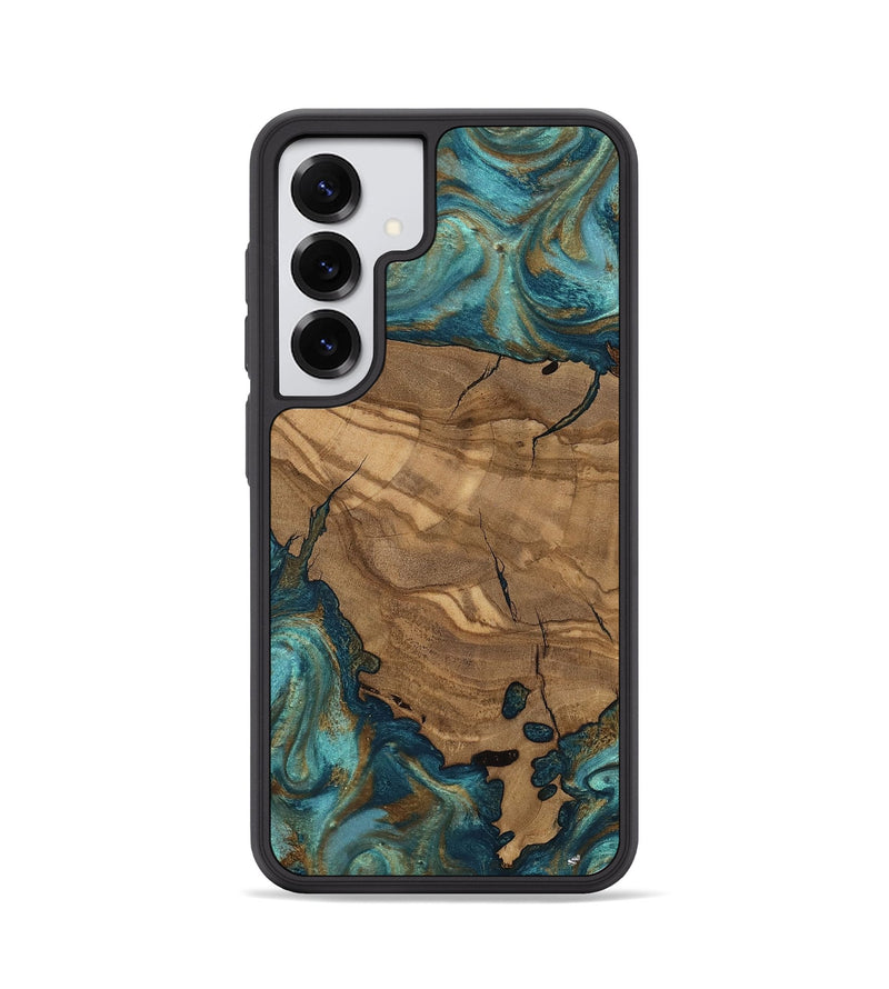 Galaxy S25 Wood Phone Case - Leanna (Ancient Olive, 818659)