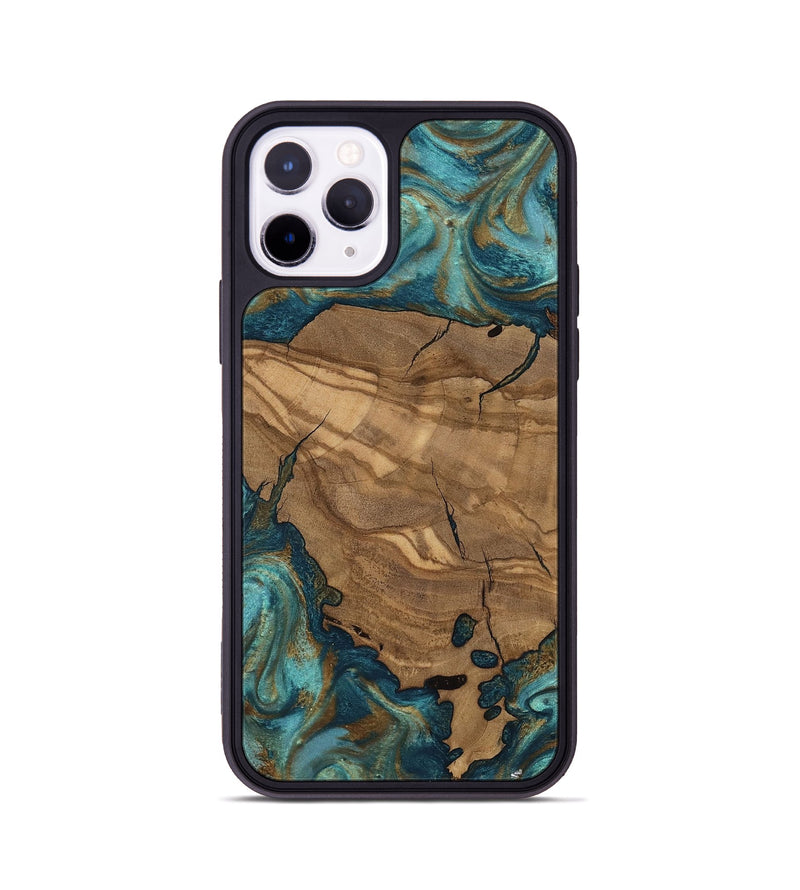 iPhone 11 Pro Wood Phone Case - Leanna (Ancient Olive, 818659)