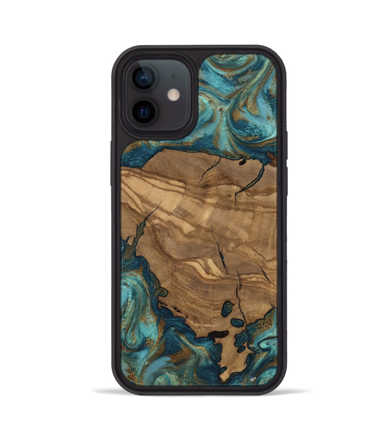 iPhone 12 Wood Phone Case - Leanna (Ancient Olive, 818659)
