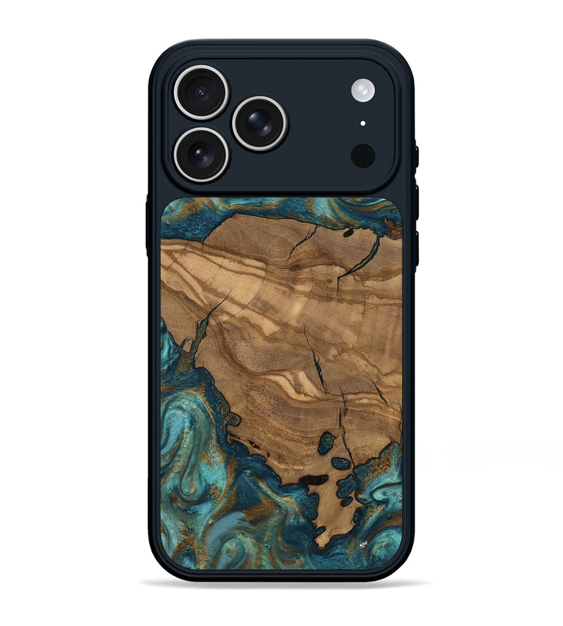 iPhone 17 Pro Max Wood Phone Case - Leanna (Ancient Olive, 818659)