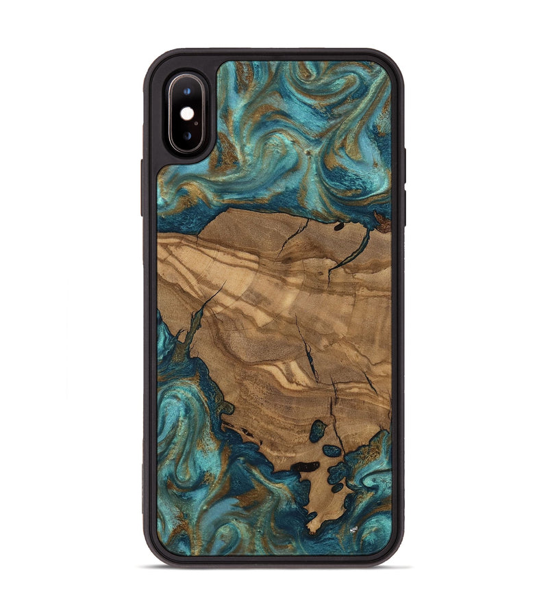 iPhone Xs Max Wood Phone Case - Leanna (Ancient Olive, 818659)