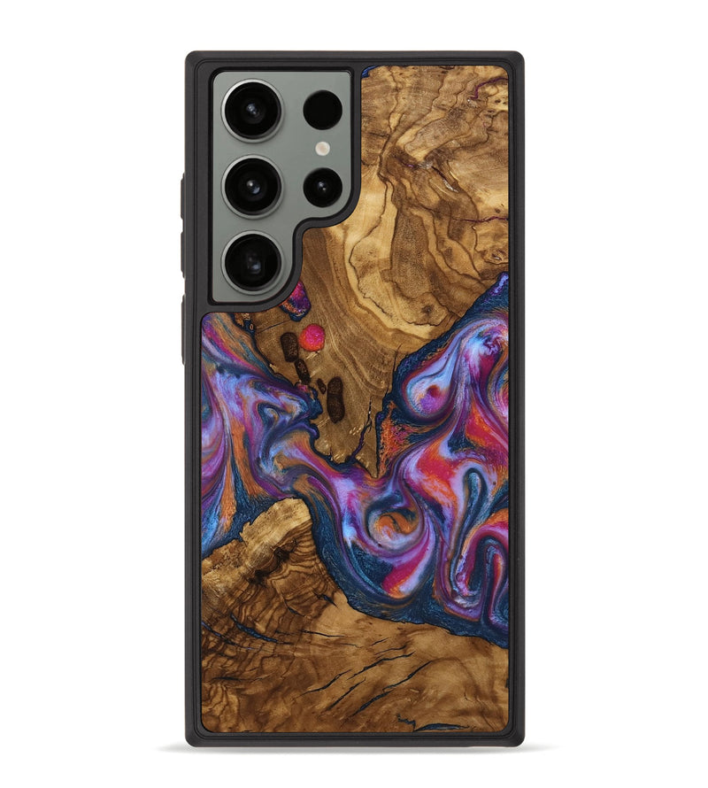 Galaxy S23 Ultra Wood Phone Case - Lylah (Ancient Olive, 818660)