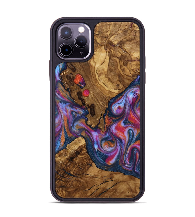 iPhone 11 Pro Max Wood Phone Case - Lylah (Ancient Olive, 818660)