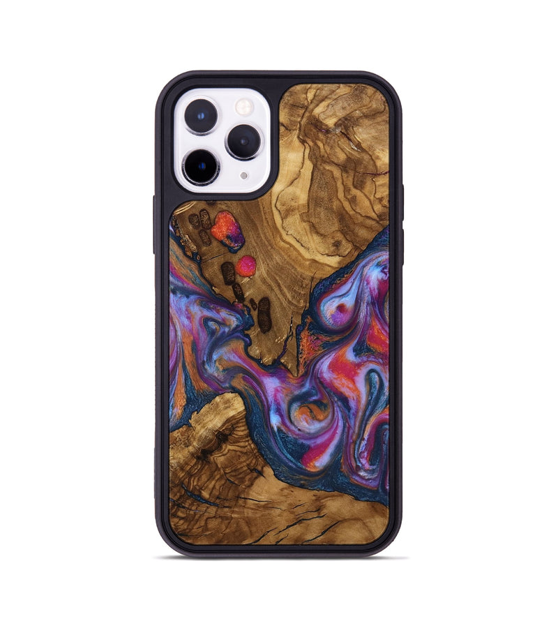 iPhone 11 Pro Wood Phone Case - Lylah (Ancient Olive, 818660)