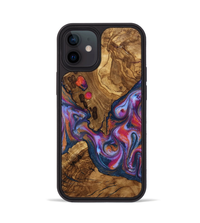 iPhone 12 Wood Phone Case - Lylah (Ancient Olive, 818660)