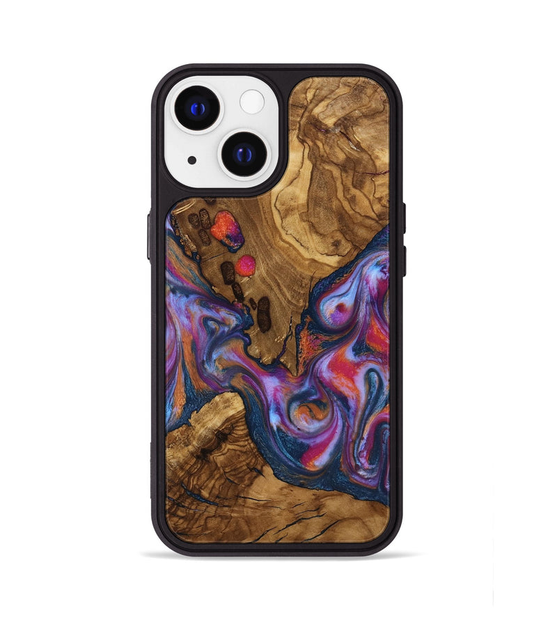 iPhone 13 Wood Phone Case - Lylah (Ancient Olive, 818660)