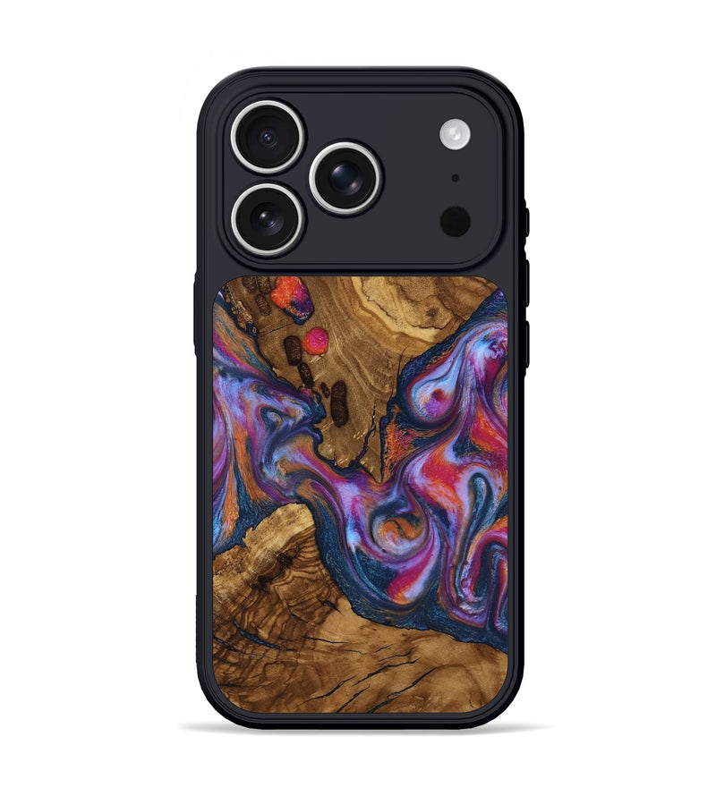 iPhone 17 Pro Wood Phone Case - Lylah (Ancient Olive, 818660)