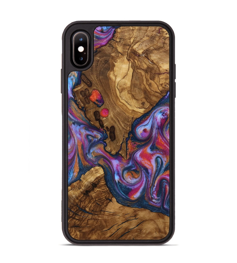 iPhone Xs Max Wood Phone Case - Lylah (Ancient Olive, 818660)